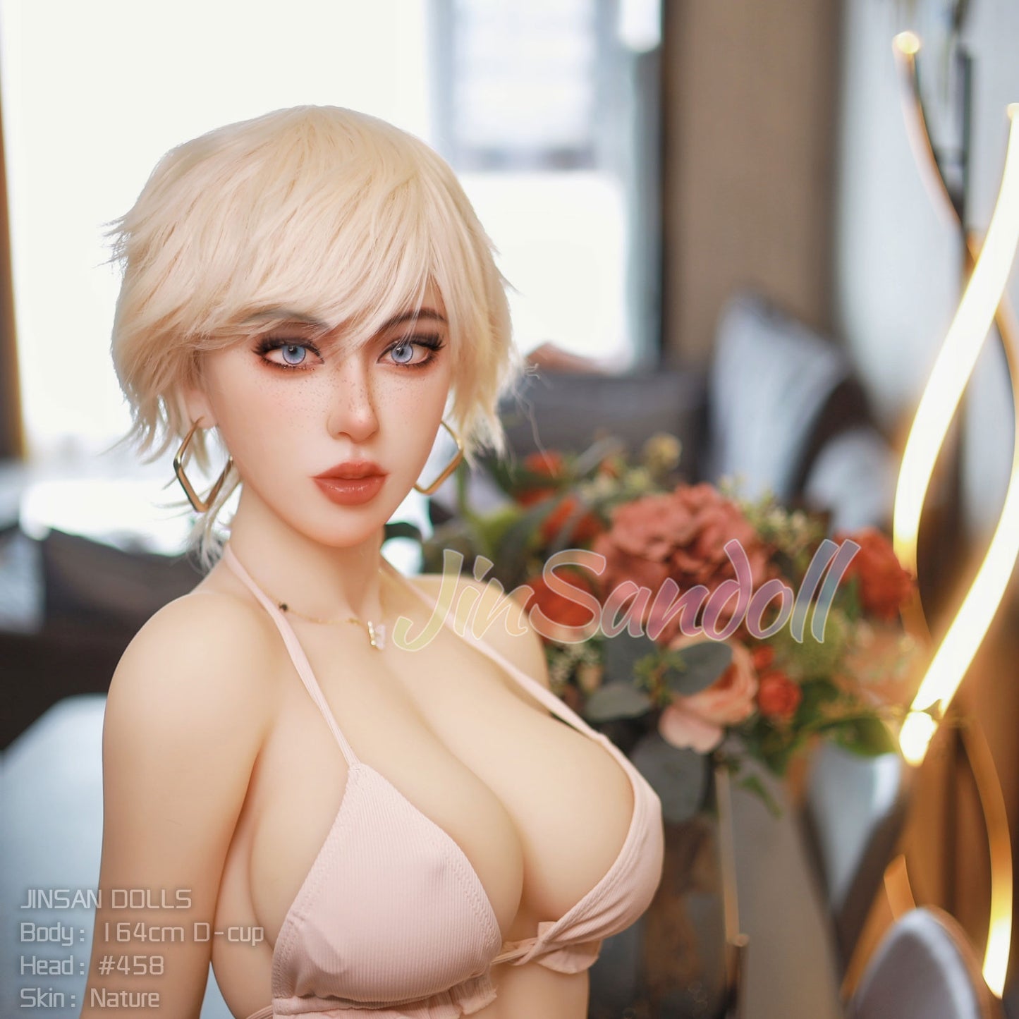 Big Boobs Blonde Sex Doll Teddy - 164CM (5ft4) D Cup - WM Doll