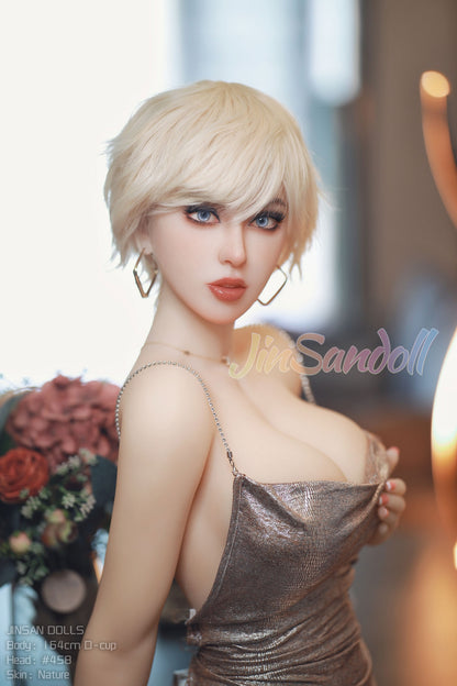 Big Boobs Blonde Sex Doll Teddy - 164CM (5ft4) D Cup - WM Doll