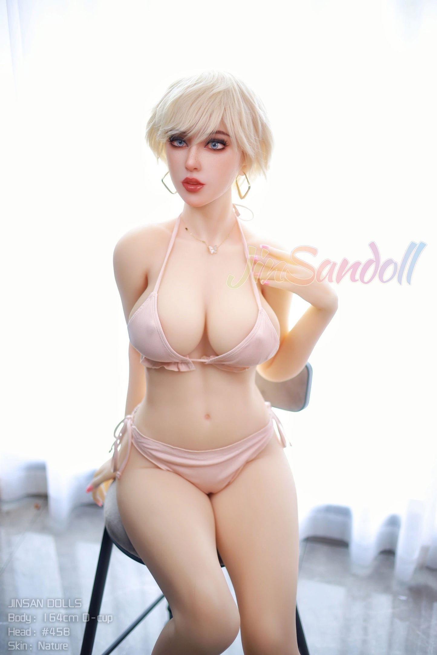 Big Boobs Blonde Sex Doll Teddy - 164CM (5ft4) D Cup - WM Doll