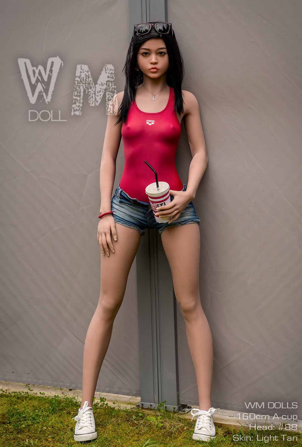 Skinny Asian Sex Doll Ginny - 160CM (5ft2) A Cup - WM Doll