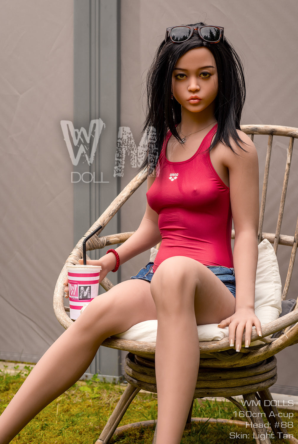 Skinny Asian Sex Doll Ginny - 160CM (5ft2) A Cup - WM Doll