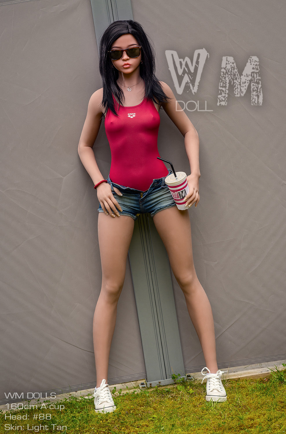 Skinny Asian Sex Doll Ginny - 160CM (5ft2) A Cup - WM Doll