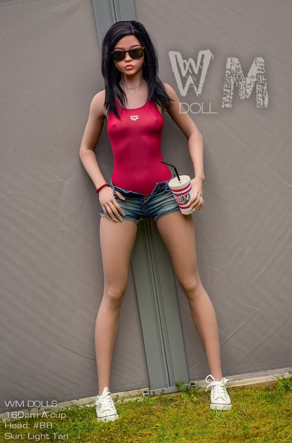 Skinny Asian Sex Doll Ginny - 160CM (5ft2) A Cup - WM Doll